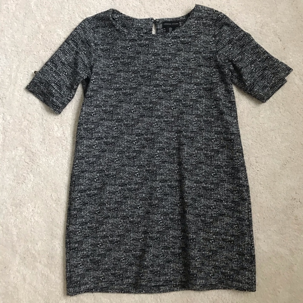 Grey Short Sleeve Dress